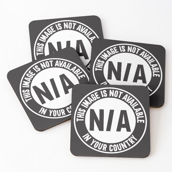 Item preview, Funny, Sarcasm Round Black And White Warning Sign Saying N/A This Image Is Not Available In Your Country Design designed and sold by NightGleam.