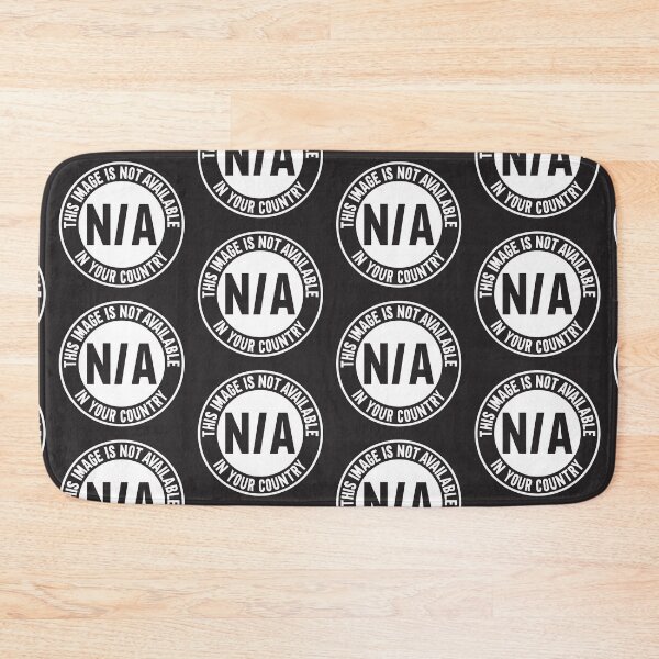 Item preview, Funny, Sarcasm Round Black And White Warning Sign Saying N/A This Image Is Not Available In Your Country Design designed and sold by NightGleam.