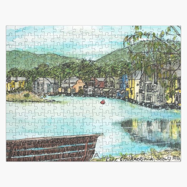 Australian Scene - Lake Crackenback Jigsaw Puzzle