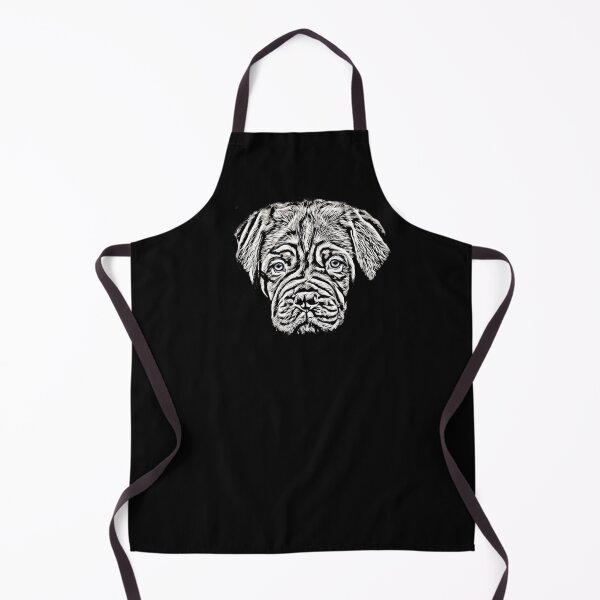 Artikelvorschau, Süße Dogge Welpen Illustration Schwarz weiß entworfen und verkauft von Kalli-design.