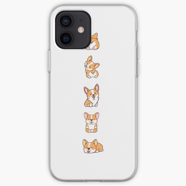 Corgi Puppy Fun iPhone Soft Case