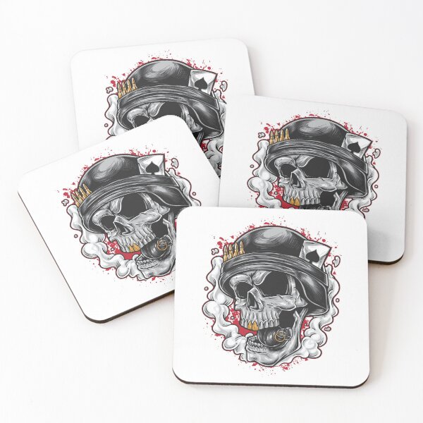 Item preview, Soldier Skull With Grenade Between The Teeth designed and sold by JTS STORE.