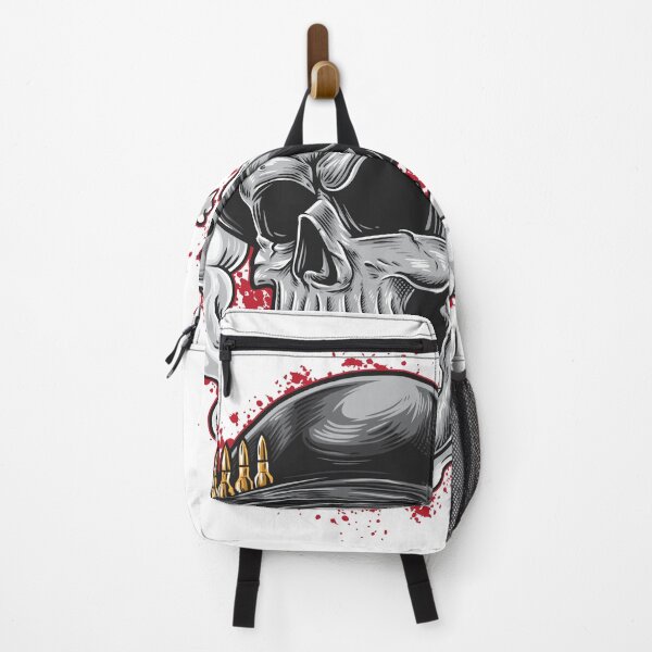 Item preview, Soldier Skull With Grenade Between The Teeth designed and sold by JTS STORE.