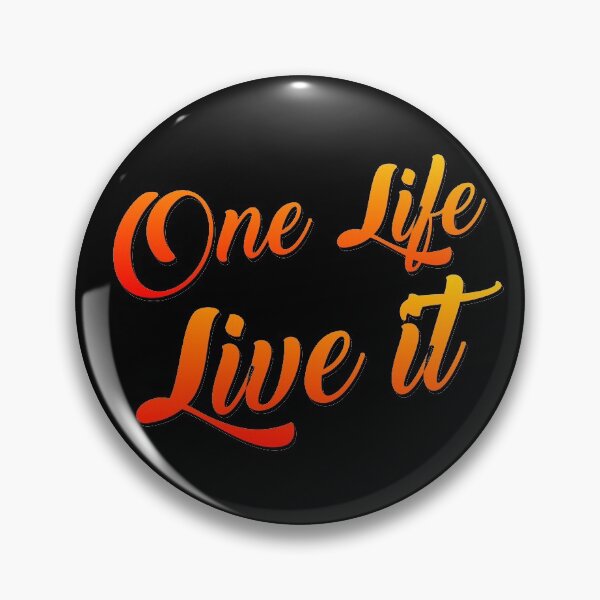 Item preview, One life live it - quote. Solo text version. designed and sold by angelisart.