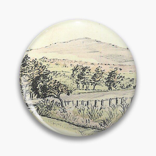 Item preview, Vintage Illustration of Ruberslaw, Bonchester Bridge, Scottish Borders designed and sold by yourscotborders.