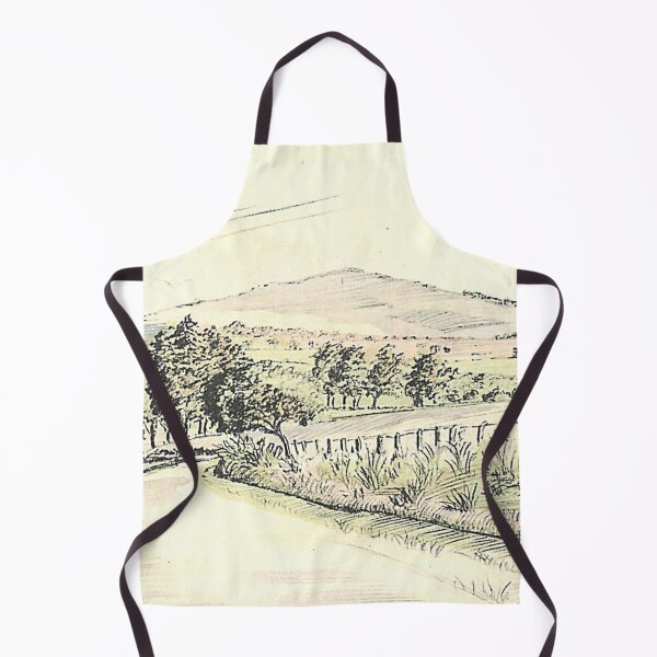 Item preview, Vintage Illustration of Ruberslaw, Bonchester Bridge, Scottish Borders designed and sold by yourscotborders.
