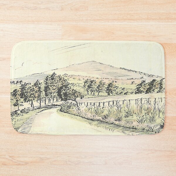 Item preview, Vintage Illustration of Ruberslaw, Bonchester Bridge, Scottish Borders designed and sold by yourscotborders.
