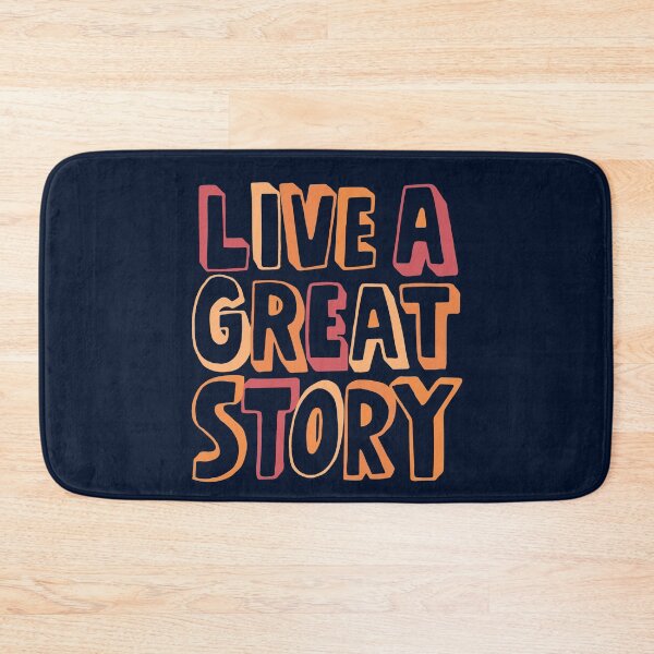 Item preview, Live A Great Story - Orange Shades designed and sold by madtoyman.