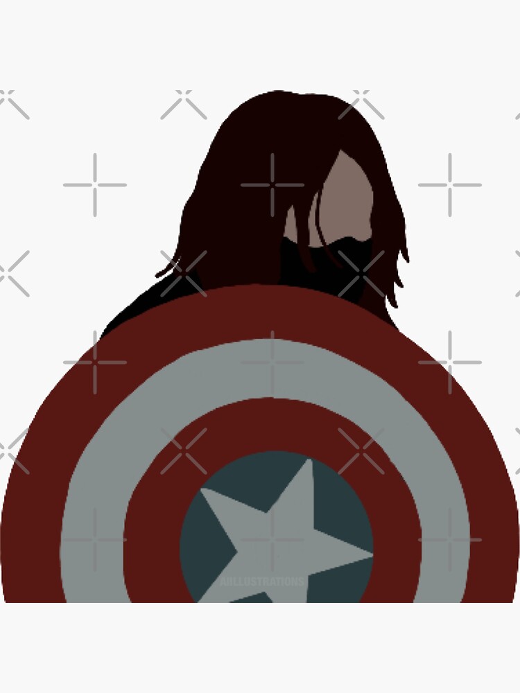 "BUCKY" Sticker for Sale by aiillustrations Redbubble