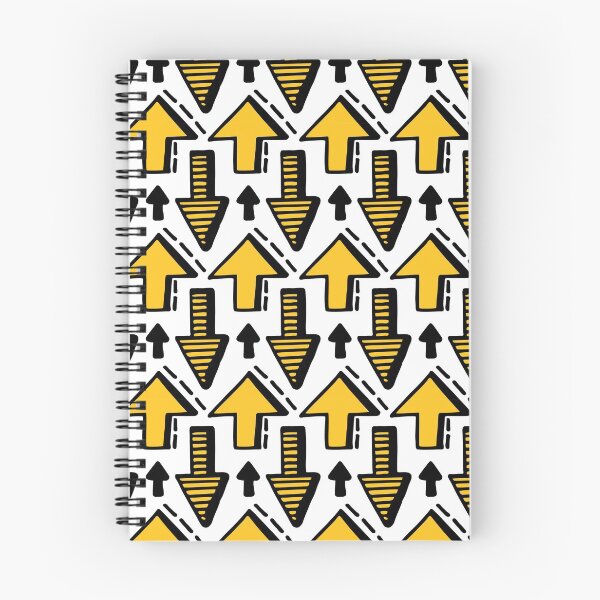 Item preview, Pattern of cool black and yellow arrows designed and sold by parkinsmack.