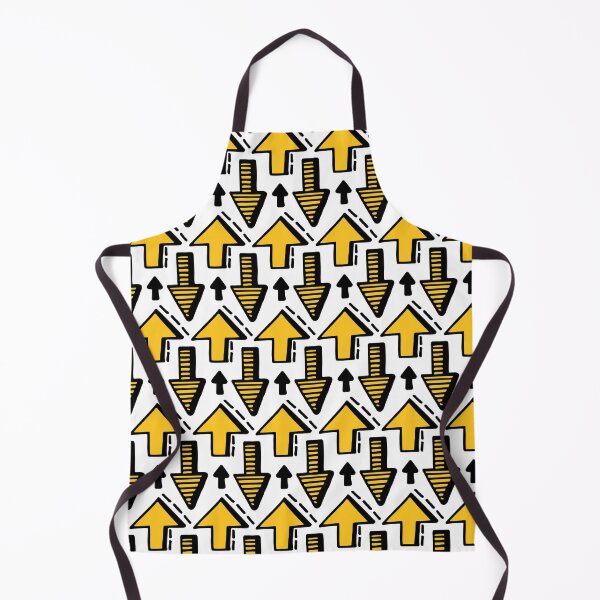 Item preview, Pattern of cool black and yellow arrows designed and sold by parkinsmack.