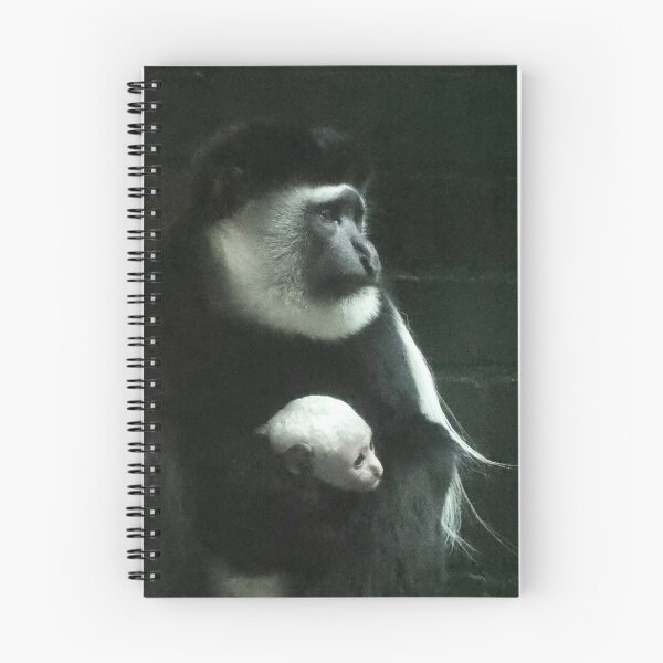 Item preview, Black and White Colobus and Baby designed and sold by Sheila Smith.