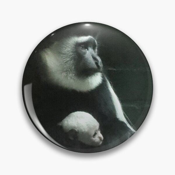 Item preview, Black and White Colobus and Baby designed and sold by Sheila Smith.