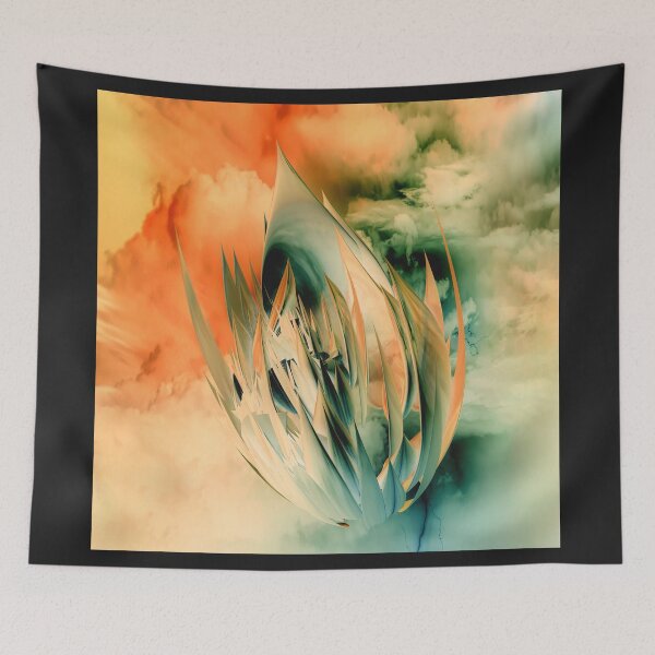 Item preview, Alien Pod in Troubled Sky Abstract designed and sold by BoundedChaos.