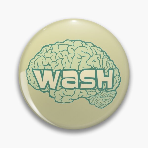 Item preview, ecological green emblem for brainwashing designed and sold by duxpavlic.
