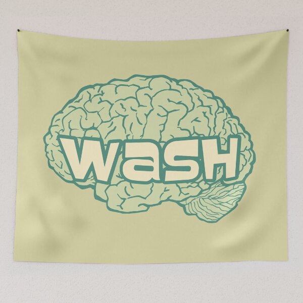 Item preview, ecological green emblem for brainwashing designed and sold by duxpavlic.