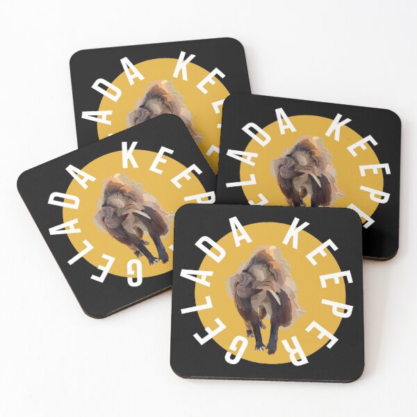 Item preview, G is for Gelada Keeper,Gelada Keeper Design – Dedicated Primate Care and Wildlife Keeper Artwork designed and sold by PrettylittlepastelUk.