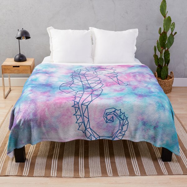 Item preview, Seaspiration- tie dye seahorse designed and sold by MusteDesigns.