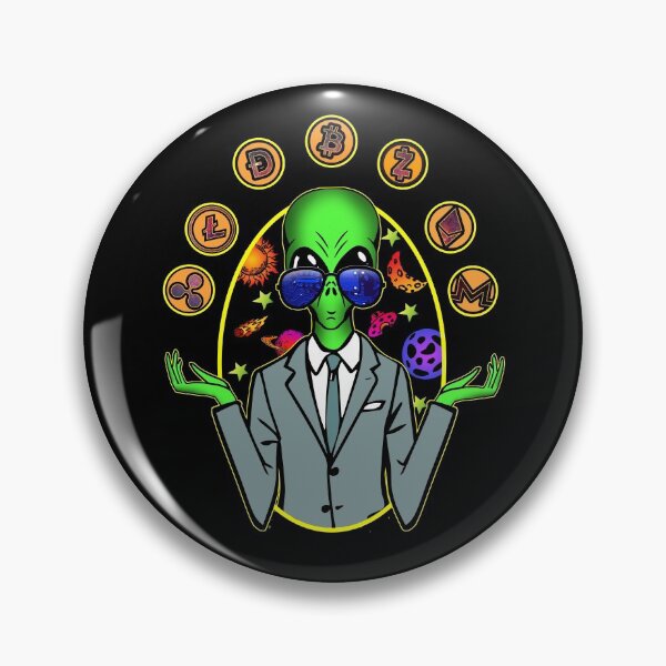 Item preview, Trippy crypto alien designed and sold by Infdesigner.