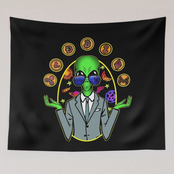 Item preview, Trippy crypto alien designed and sold by Infdesigner.