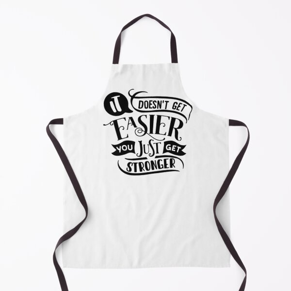 Item preview, It Never Gets Easier You Just Get Stronger, motivational quotes designed and sold by ArtDeziGn.