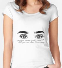 Camiseta entallada de cuello redondo Lauren Jauregui 7/27