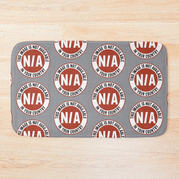 Item preview, Funny, Sarcasm Round Warning Sign Saying N/A This Image Is Not Available In Your Country Design designed and sold by NightGleam.
