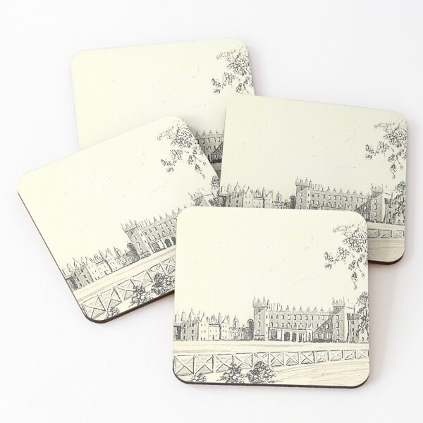 Item preview, Vintage Illustration of Floors Castle, Kelso, Scottish Borders designed and sold by yourscotborders.