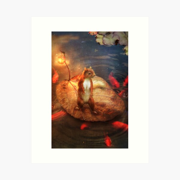 Columbus the Squirrel Art Print
