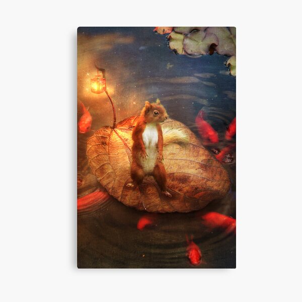 Columbus the Squirrel Canvas Print