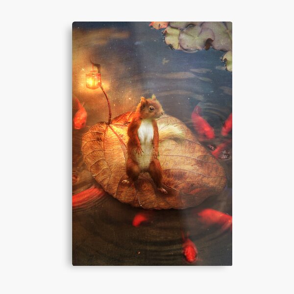 Columbus the Squirrel Metal Print