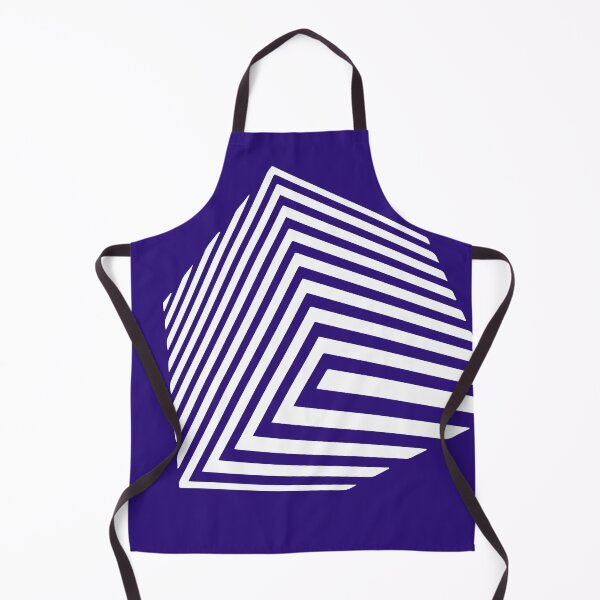 Item preview, Beautiful 3D style stripped square shape of white color on dark violet surface designed and sold by FCEalin.
