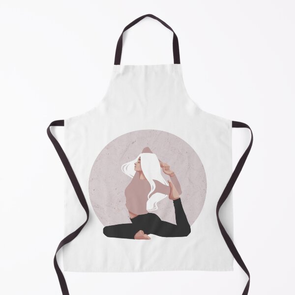 Item preview, Pink Yoga Girl Pose - Open Your Heart Namaste - Spiritual Mindful Asana - Illustration by MadliArt designed and sold by MadliArt.