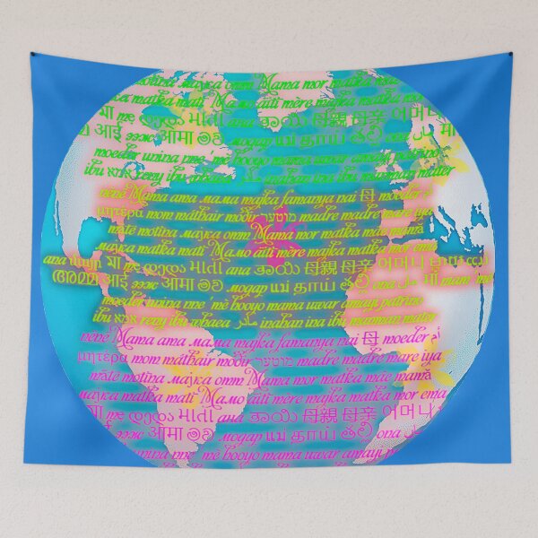 Item preview, The word MOM is in all languages. A gift for my mother designed and sold by Iuliia Nerd.