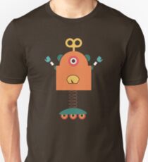 Cute Retro Robot Toy Unisex T-Shirt