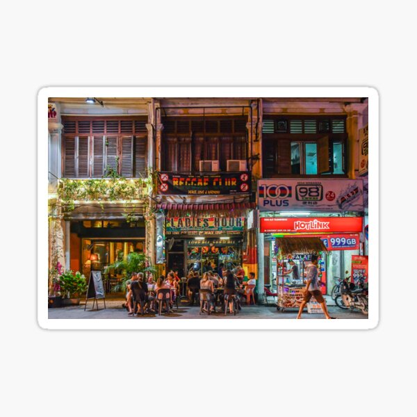 Penang Pre-War Shophouses Sticker