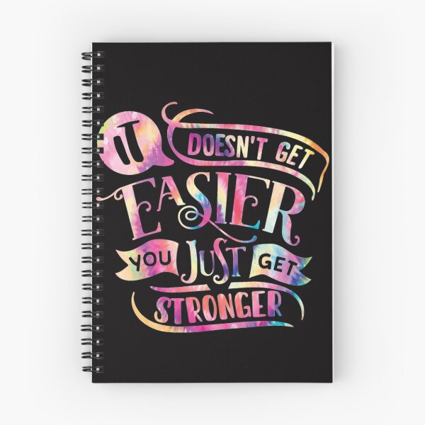 Item preview, It Never Gets Easier You Just Get Stronger, motivational quotes designed and sold by ArtDeziGn.