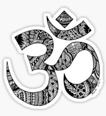 Zentangle Om Sticker