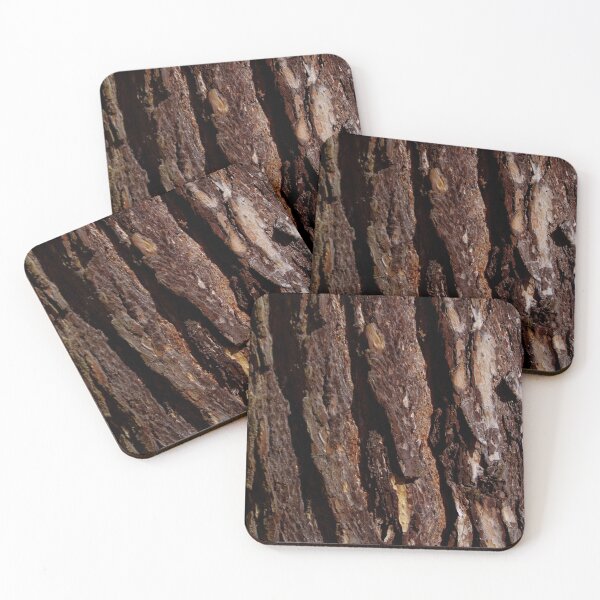 Item preview, Black pine tree bark pattern designed and sold by Treemonk.