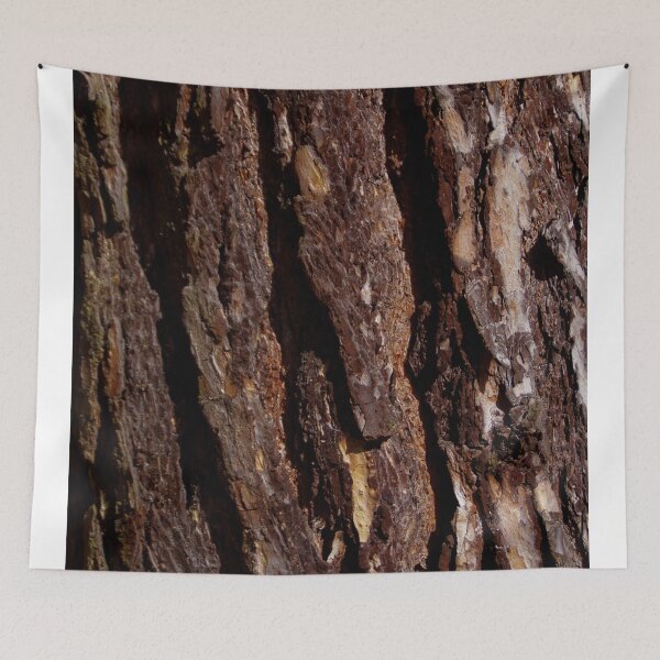 Item preview, Black pine tree bark pattern designed and sold by Treemonk.