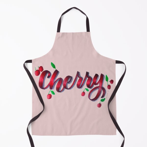Item preview, Cherry Fruit Hand Lettering designed and sold by Trisha Banlasan.