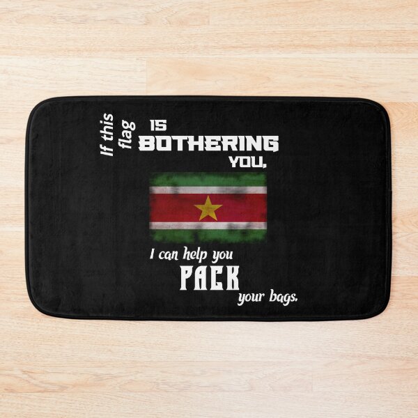 Item preview, Surinamese flag - pack your bags designed and sold by 2Girls1Shirt.