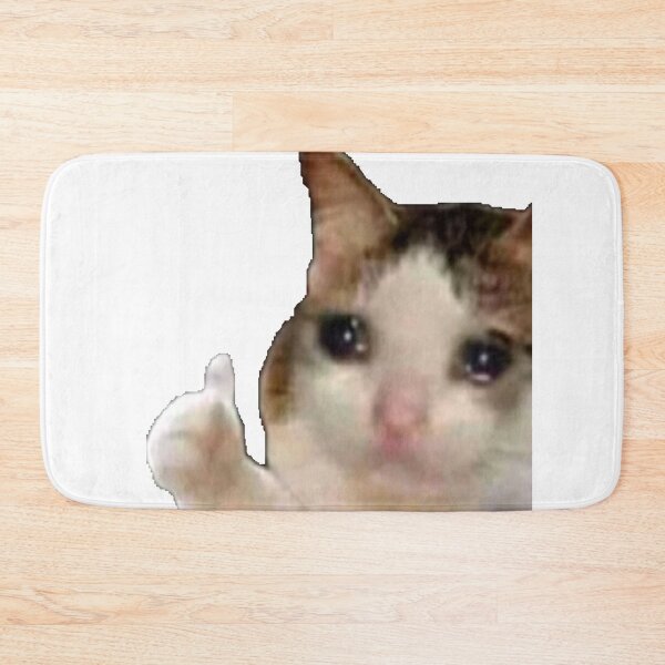 Item preview, Sad cat meme designed and sold by Shrewd Mood.