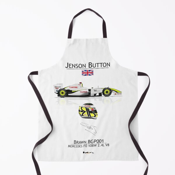 Item preview, Jenson Button - Brawn BGP001 Driver & Helmet designed and sold by JageOwen.