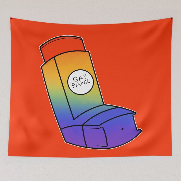 Item preview, Gay Panic! - The queer inhalers series designed and sold by Chiara Filincieri.