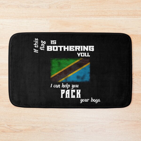 Item preview, Tanzanian flag - pack your bags designed and sold by 2Girls1Shirt.
