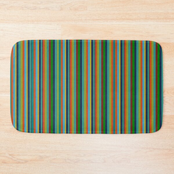 Item preview, Vertical parallel colorful lines pattern designed and sold by likebakerdo.