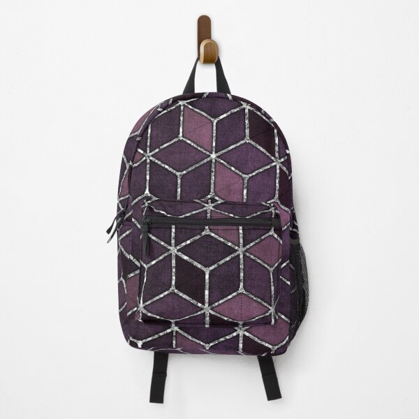 Item preview, Shades Of Purple & Pink Cubes Pattern designed and sold by Gypsy  Queen.