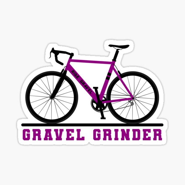 Item preview, Gravel Grinder - Violet Road Bike Ride Gravel designed and sold by grinta2021.