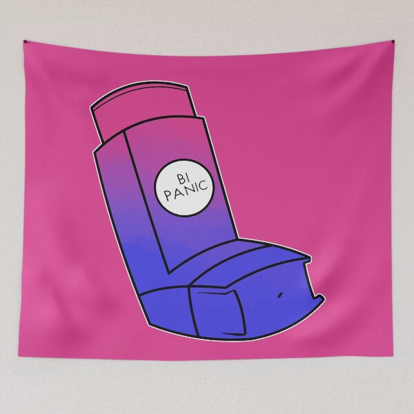 Item preview, Bi Panic! - The queer inhalers series designed and sold by Chiara Filincieri.